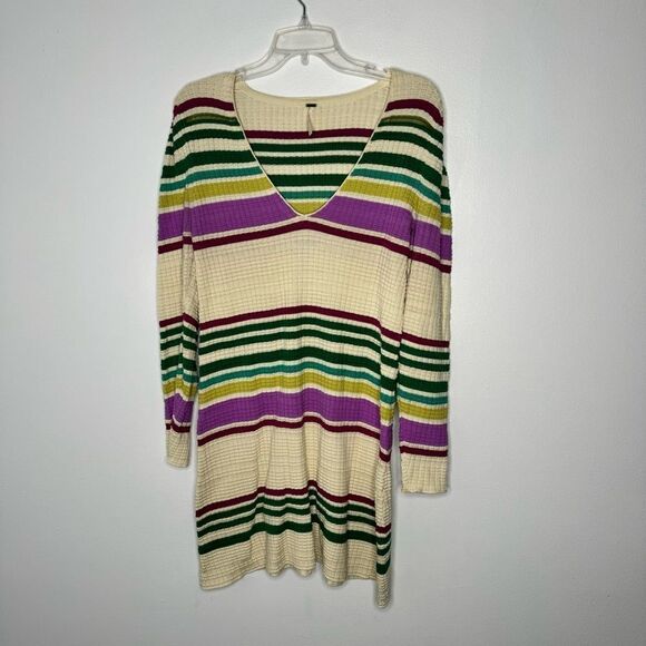Free People Women's Gidget Striped Sweater Dress - Picture 3 of 8